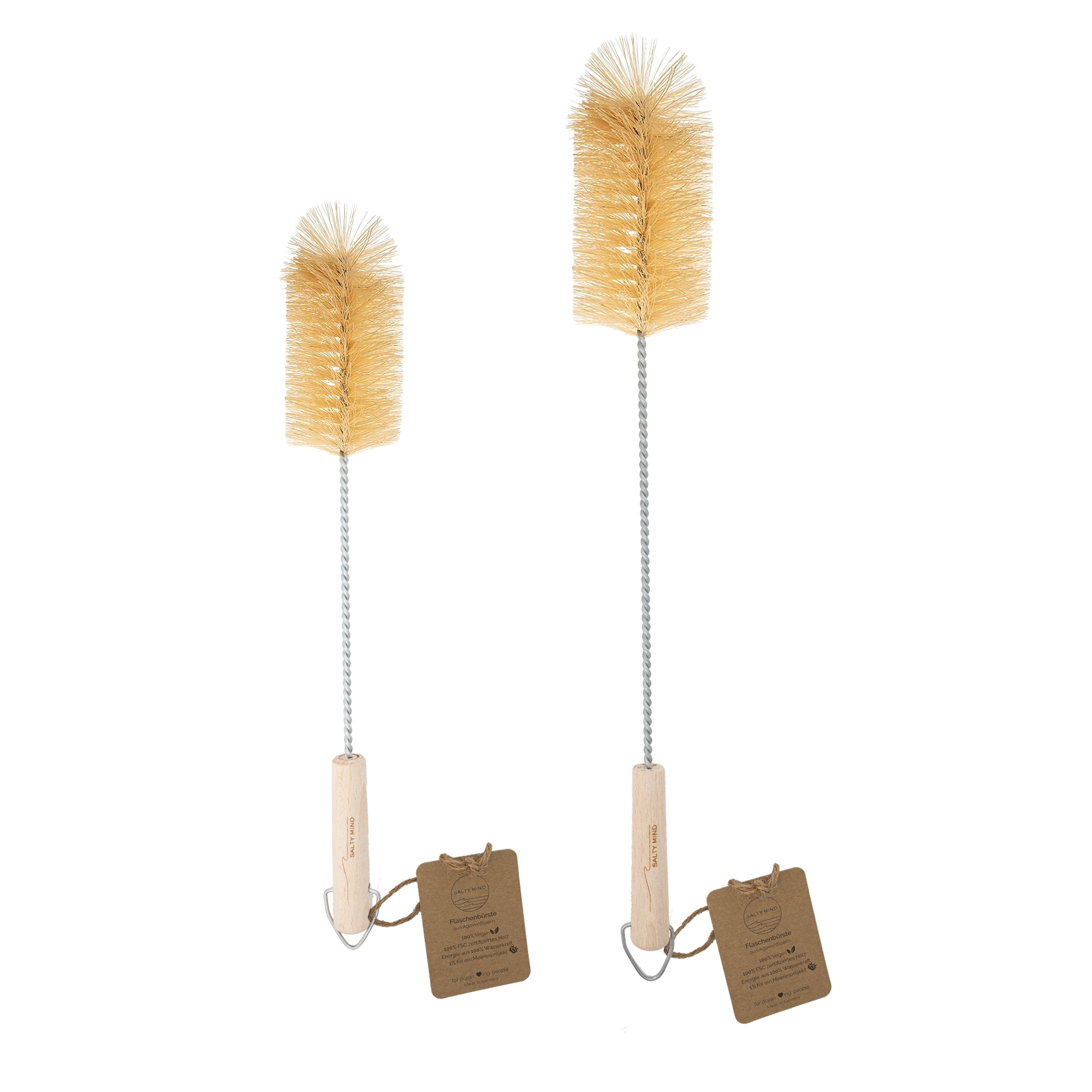 Flaschenbürsten als Freisteller