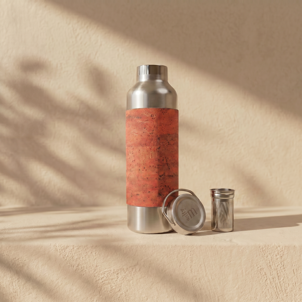Mit Teesieb / living-coral