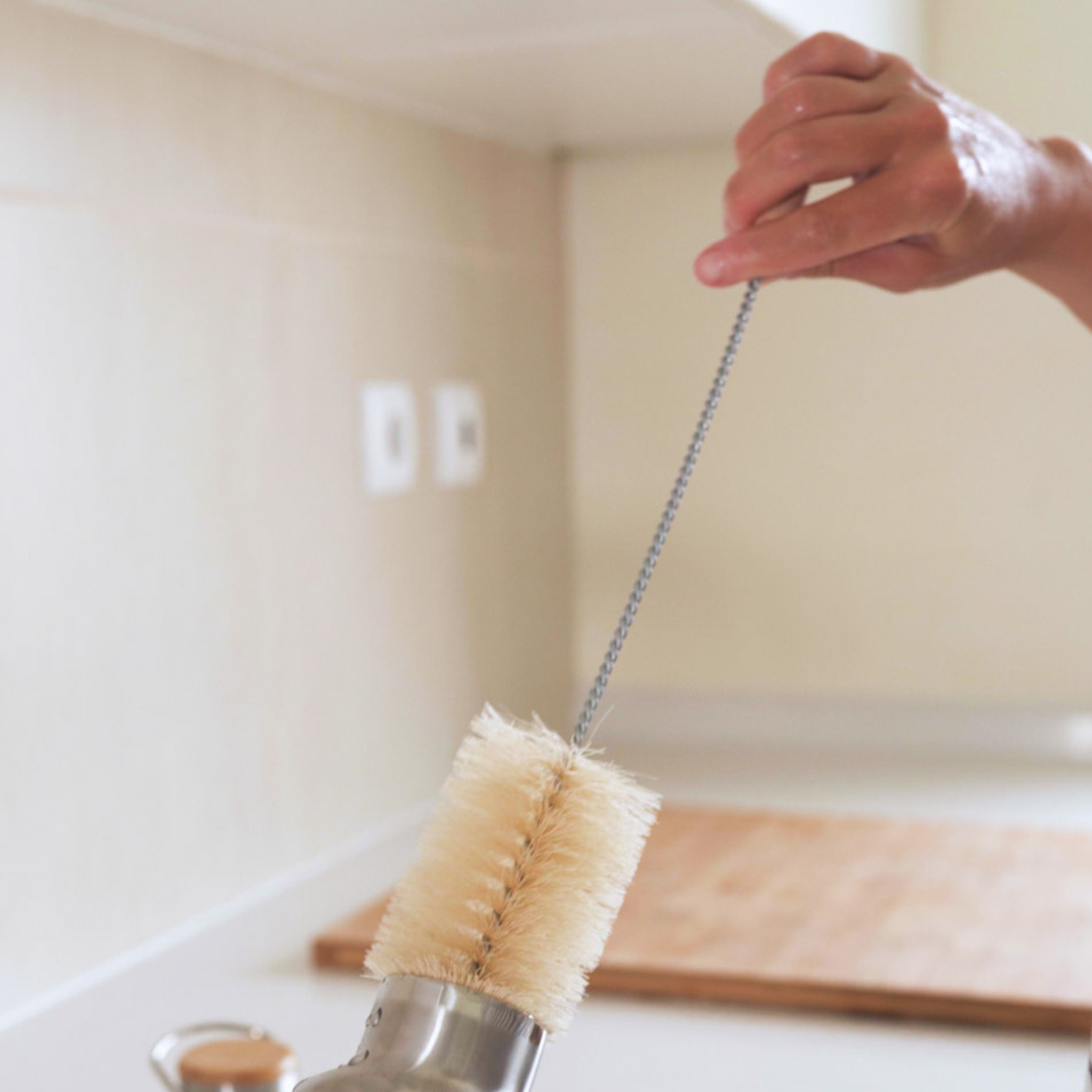 Edelstahl Trinkflasche reinigen mit Hausmitteln