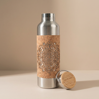 Edelstahltrinkflasche mit Kork - 750ml