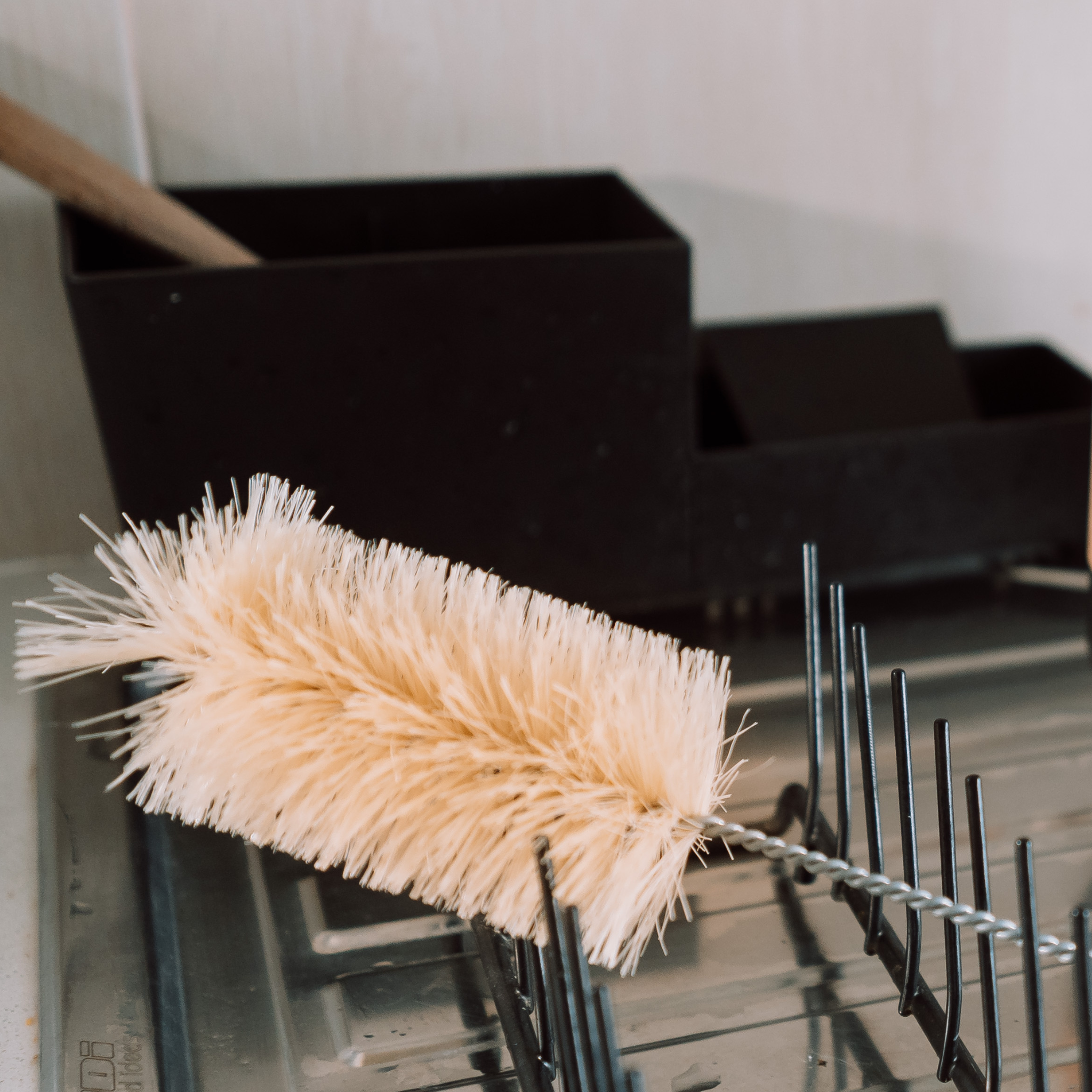 Flaschenbürste aus Agavenfasern für Edelstahl Trinkflasche