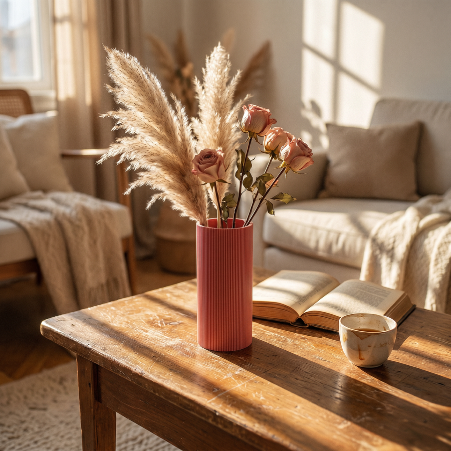 Lined Vase
