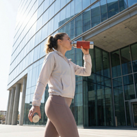 Edelstahl Trinkflasche 750ml mit Korksleeve