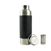 Edelstahl Trinkflasche 750ml mit Korksleeve