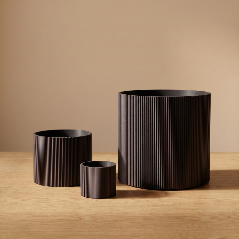 H: 5cm ∅ 7cm / Schwarz