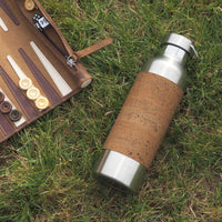 Edelstahltrinkflasche mit Korksleeve - 750ml