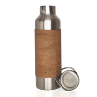 Edelstahltrinkflasche mit Korksleeve - 750ml