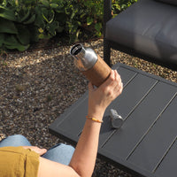 Edelstahltrinkflasche mit Korksleeve - 750ml