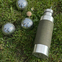 Edelstahltrinkflasche mit Korksleeve - 750ml