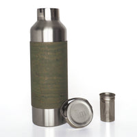 Edelstahltrinkflasche mit Korksleeve - 750ml