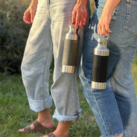 Edelstahltrinkflasche mit Korksleeve - 750ml