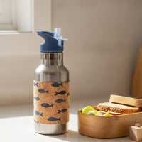 Edelstahltrinkflasche mit Kork - 350ml