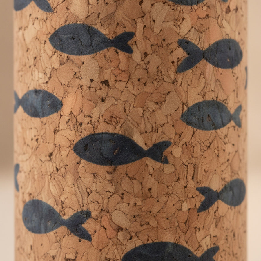 Edelstahltrinkflasche mit Kork - 350ml