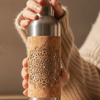 Edelstahltrinkflasche mit Kork - 750ml
